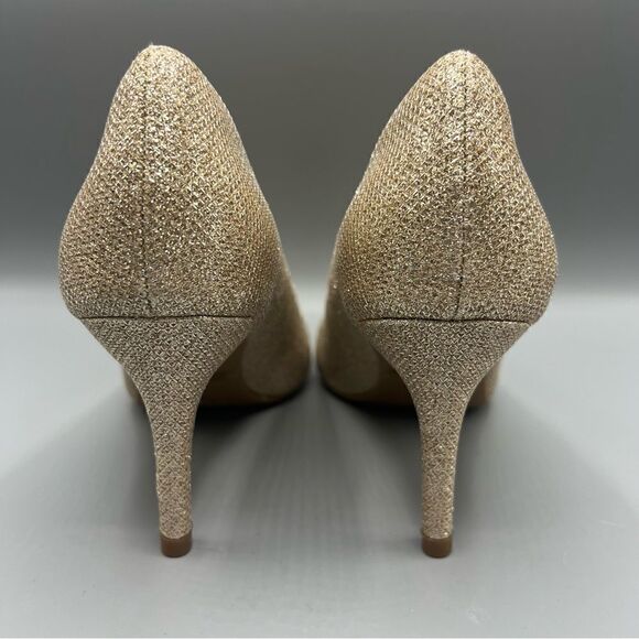 Dream Pairs Kucci Gold Glitter Pumps Heels - Picture 3 of 6